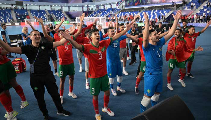 La belle campagne de la sélection marocaine se poursuit au Mondial de futsal La belle campagne de la sélection marocaine se poursuit au Mondial de futsal