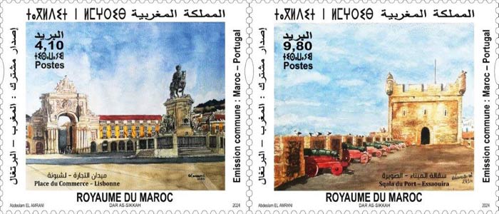 Emission conjointe de deux timbres-poste célébrant les relations historiques entre le Maroc et le Portugal Emission conjointe de deux timbres-poste célébrant les relations historiques entre le Maroc et le Portugal