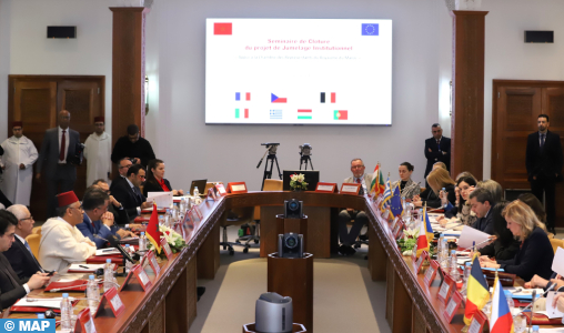 Clôture du projet de jumelage institutionnel Maroc-Union européenne Clôture du projet de jumelage institutionnel Maroc-Union européenne
