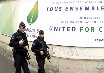 Près de 11.000 policiers mobilisés pour assurer la sécurité de la COP21