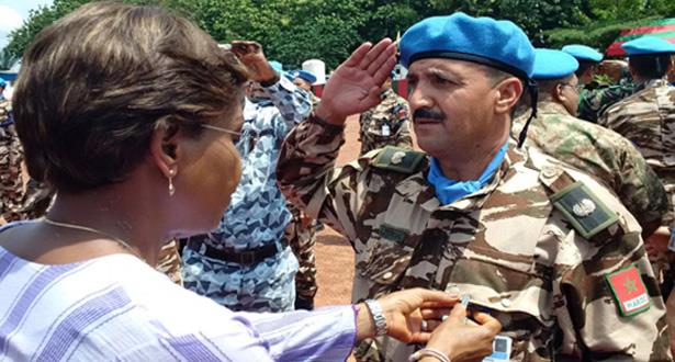 L’ONUCI rend un vibrant hommage aux Casques bleus marocains