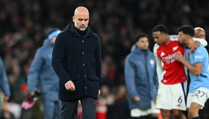 "Ça arrive, c'est du football", dit Guardiola, lourdement battu à Arsenal 