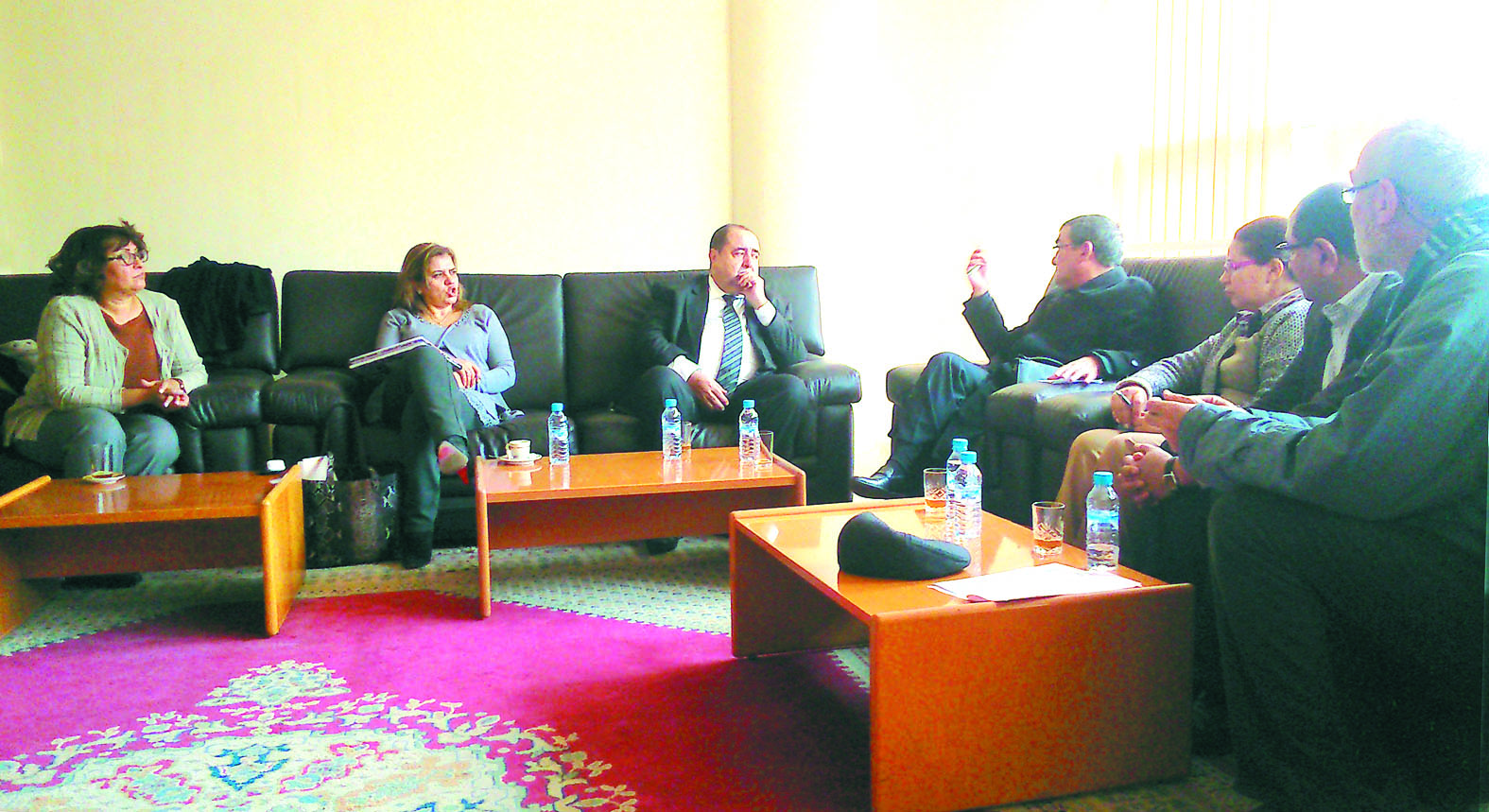 Driss Lachguar s’entretient avec les membres du Bureau central de l’AMDH