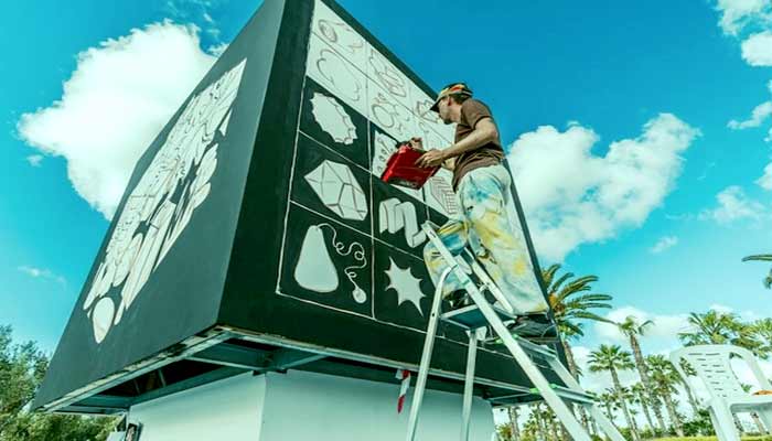 Festival Jidar-Rabat Street Art : Le parc Hassan II abrite une œuvre visuelle pluridimensionnelle collaborative