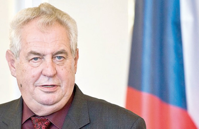 Le président tchèque Milos Zeman