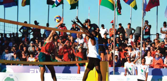 Championnat d’Afrique de beach-volley : Le Maroc en finale chez les hommes et les dames