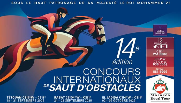 Saut d'obstacles: La 14e édition du Morocco Royal Tour à Tétouan, Rabat et El Jadida Saut d'obstacles: La 14e édition du Morocco Royal Tour à Tétouan, Rabat et El Jadida