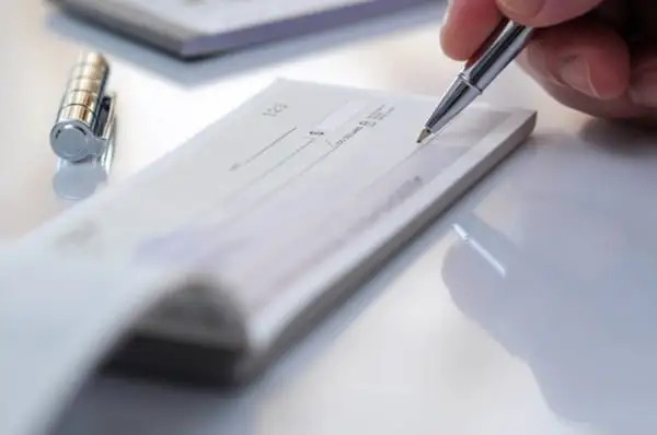 Paiement sur chèques : Repli des incidents déclarés