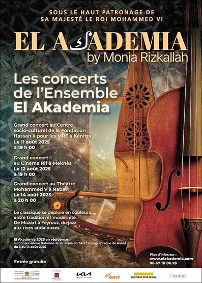 9ème édition du programme de formation musicale, El Akademia masterclass