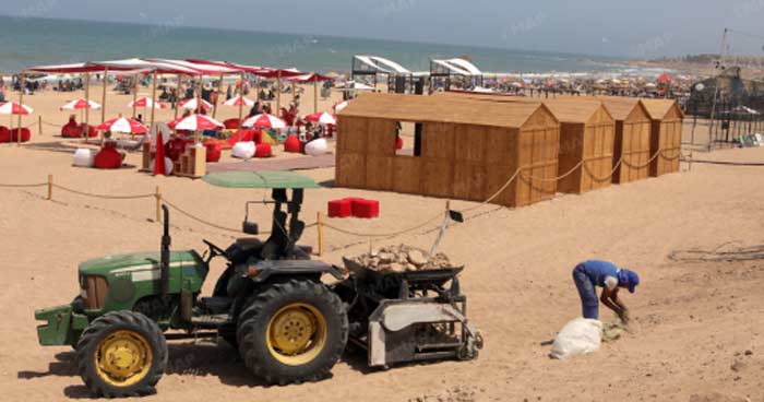 Série de mesures pour la réhabilitation des plages de Dar Bouazza