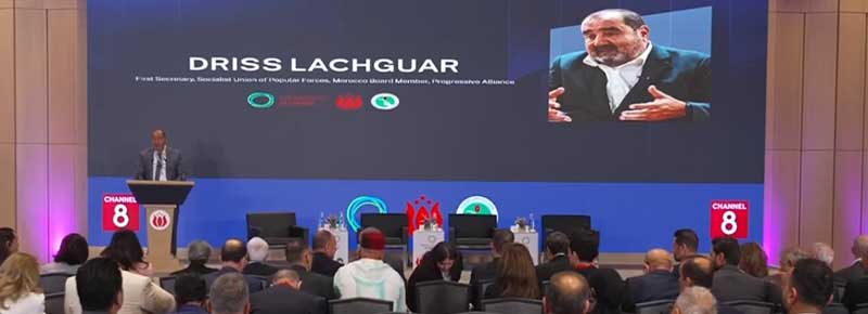 Driss Lachguar à Souleimaniye : Nous devons tendre la main à toutes les forces éprises de paix, même en Israël, pour qu’elles agissent face à la tragédie palestinienne