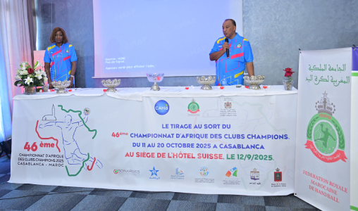 Tirage au sort du 46ᵉ CACC de handball-Maroc 2025