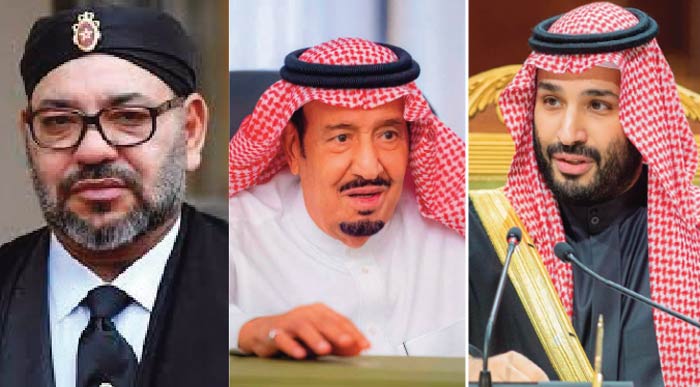 SM le Roi félicite le Serviteur des deux Lieux Saints de l'Islam et le Prince héritier d'Arabie Saoudite à l'occasion de la fête nationale de leur pays