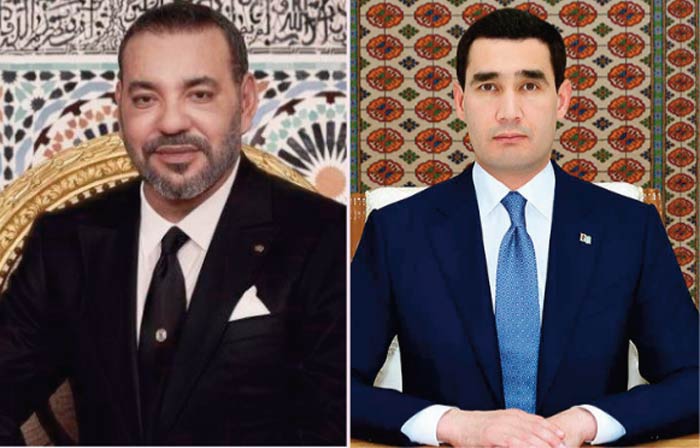 SM le Roi félicite le Président du Turkménistan à l'occasion de la fête nationale de son pays