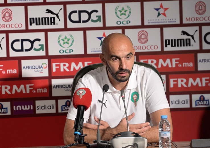 La liste de Regragui pour les matchs contre le Bahreïn et le Congo