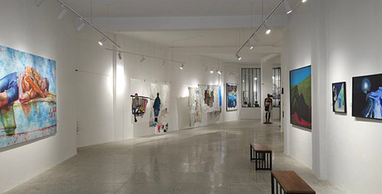 Vernissage de l'exposition "Dialogue de l’âme" de l'artiste Mohamed Miko
