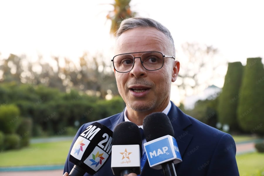 Mohamed Ouahbi : La cérémonie présidée, sur Hautes Instructions de SM le Roi, par SAR le Prince Héritier Moulay El Hassan, une source de grande fierté pour l’équipe nationale U20 Mohamed Ouahbi : La cérémonie présidée, sur Hautes Instructions de SM le Roi, par SAR le Prince Héritier Moulay El Hassan, une source de grande fierté pour l’équipe nationale U20