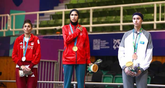 La Marocaine Amina Dehhaoui remporte la médaille d’or