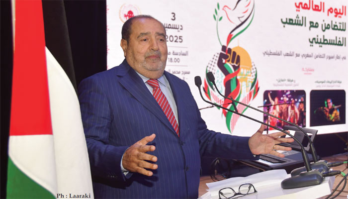 Driss Lachguar : Le choix du Maroc, de son Souverain et de son peuple, est un choix de solidarité positive et efficace pour une Palestine libre. Il est temps, par ailleurs, de mettre fin aux divisions interpalestiniennes