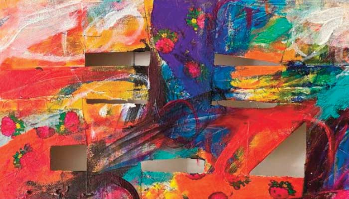 Vernissage à Rabat de l'exposition "Palimpseste de l'exil" de l'artiste Bouchra Khnafou