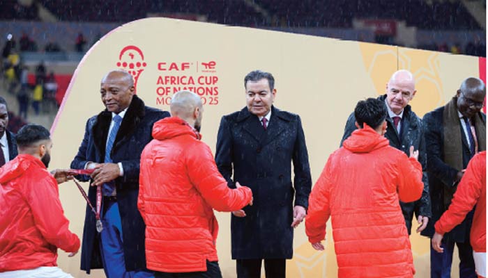 SAR le Prince Moulay Rachid préside la finale de la 35e édition de la Coupe d'Afrique des Nations-Maroc 2025