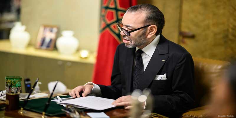 Sa Majesté le Roi préside une réunion de travail, consacrée au nouveau complexe portuaire et industriel de Nador West Med