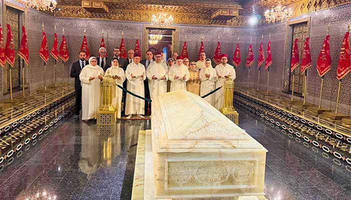 Une délégation du BP de l’USFP s’est recueillie sur la tombe de Feu SM Mohammed V