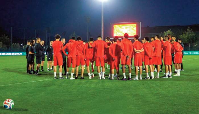 Les Lions de l’Atlas à pied d’oeuvre à Maâmoura