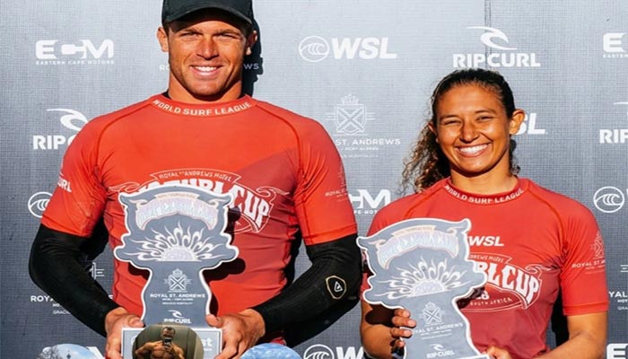 Double victoire marocaine de Lilias Tebbaï et Teva Bouchgua au Royal St Andrews Rip Curl Cup