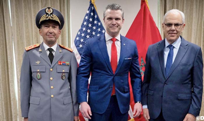 Une importante délégation marocaine reçue par le Secrétaire américain à la guerre