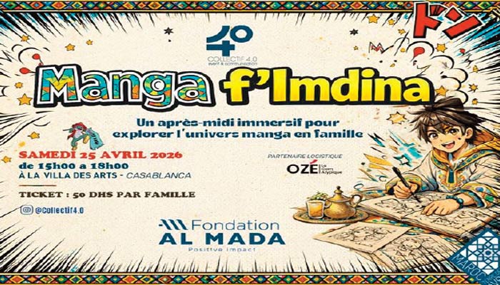 La 4ème édition de "Maroc, Terre de Cultures" célèbre le manga japonais avec "Manga F’lmdina"