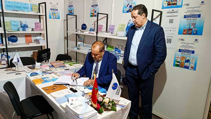 Driss Lachguar visite le stand de l’OMDH au SIEL