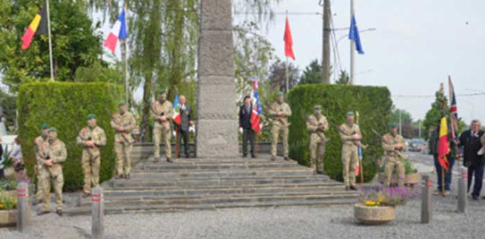 Hommage aux soldats marocains tombés lors de la bataille de Gembloux