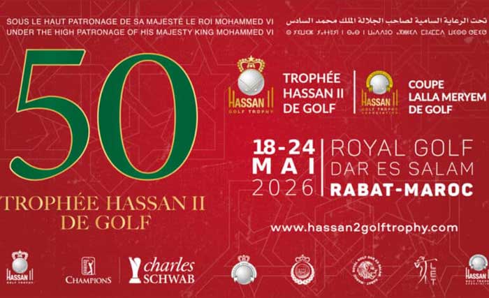 Légendes mondiales et anciens vainqueurs réunis à Rabat pour la 50e édition du Trophée Hassan II de golf