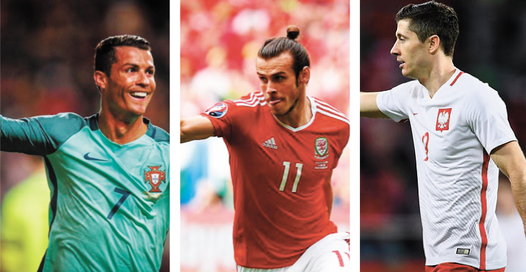Ronaldo, Bale, Lewandowski Déjà trois stars en quarts