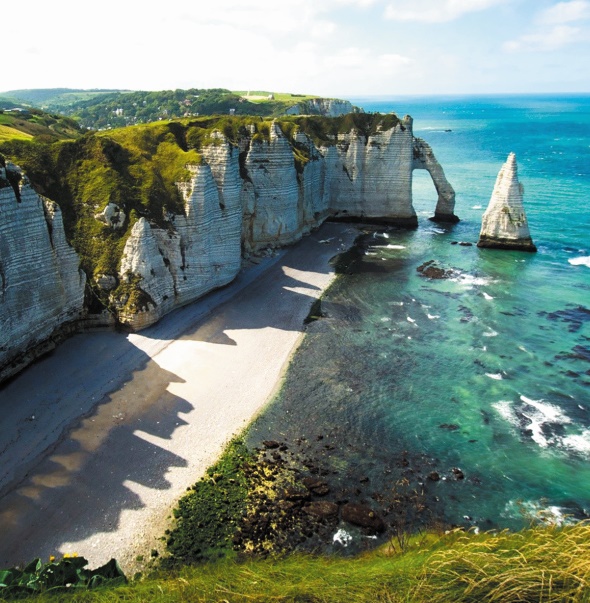 Les destinations les plus spectaculaires du monde :  Etretat - Haute-Normandie, France