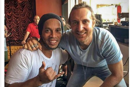Ronaldinho et David Guetta ont  un projet de collaboration musicale
