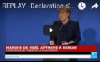  Déclaration d'Angela Merkel après l'attaque du marché de Noël de Berlin