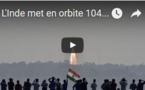 L'Inde met en orbite 104 satellites, un record
