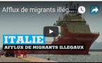 Afflux de migrants illégaux en ITALIE