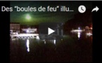 Des “boules de feu” illuminent la nuit japonaise