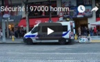 Sécurité : 97000 hommes déployés pendant les fêtes en France