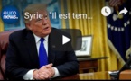 Syrie : "Il est temps de rentrer à la maison", dit Trump