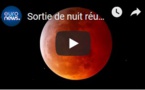 Sortie de nuit réussie pour la "Lune de sang", née de l'éclipse totale