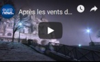 Après les vents de la tempête Gabriel, la neige et la pluie