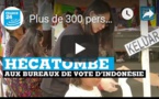 Plus de 300 personnes mortes d'épuisement dans les bureaux de votes en Indonésie