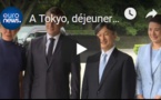 A Tokyo, déjeuner impérial pour le couple Macron