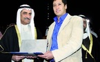 Taha Adnan reçoit le prix : international du mélodrame de Fujaïrah