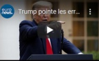 Trump pointe les erreurs de l'OMS face à la crise du Covid-19