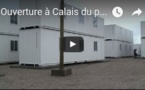 Ouverture à Calais du premier camp de migrants "en dur